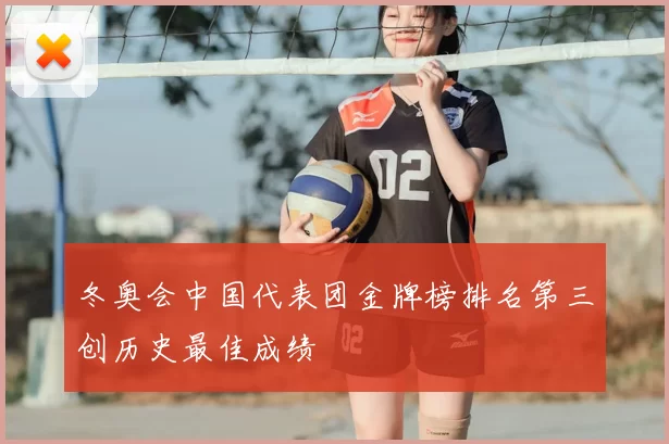 冬奥会中国代表团金牌榜排名第三创历史最佳成绩